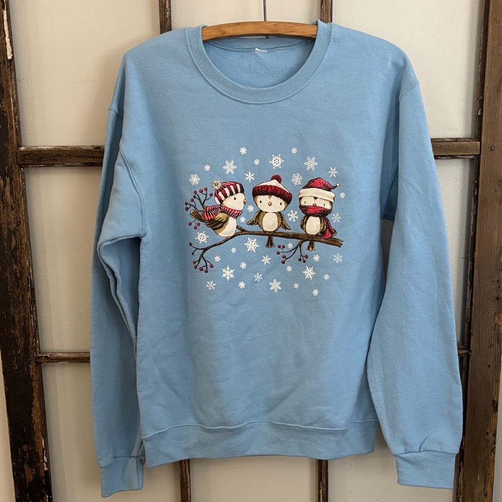 Vintage winter granny crewneck sweatshirt